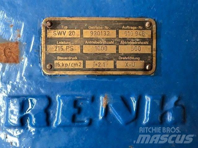Renk Type SWV20 Cutii de viteze