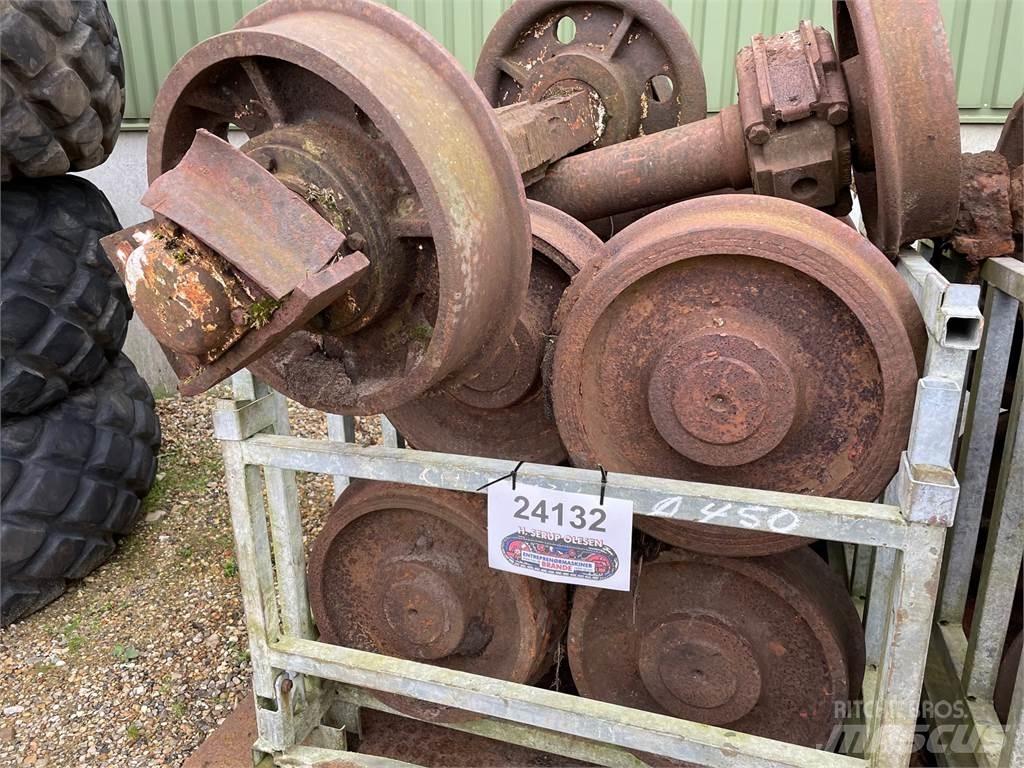  Skinnehjul ø450 mm + flange Anvelope, roti si jante
