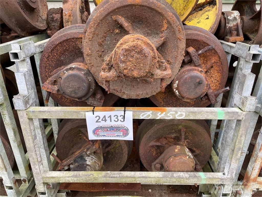  Skinnehjul ø450 mm + flange Anvelope, roti si jante
