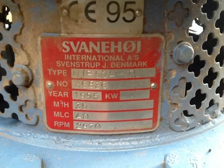  Svanehøj NP 50A-TL pumpe Pompa de apa