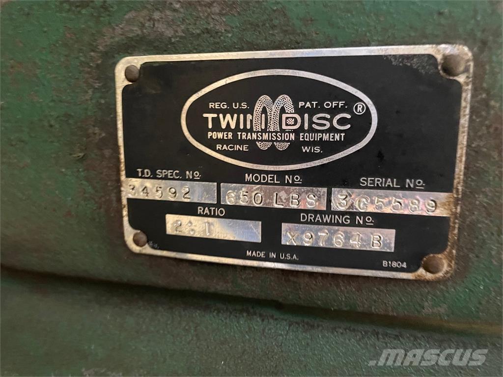  Twin Disc Model 6-C-1502-1 Transmisie