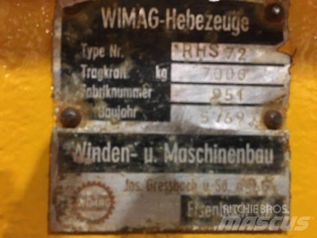  Wimag RHS72 løfteåg - 7 ton Piese si echipamente pentru macara