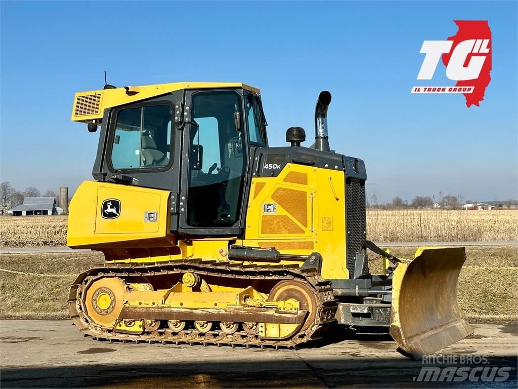 John Deere 450K Buldozere pe senile