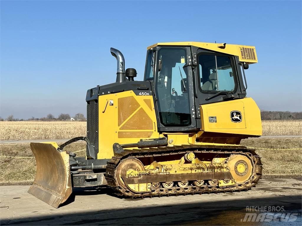 John Deere 450K Buldozere pe senile