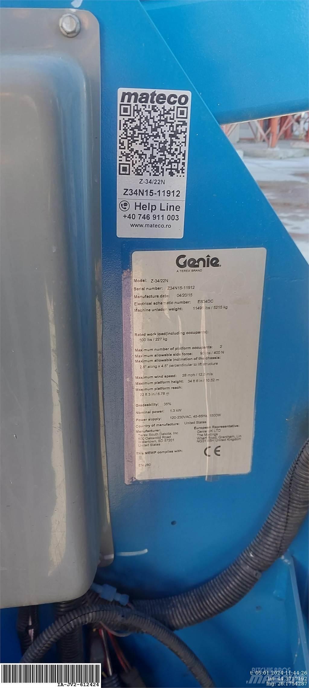 Genie Z-34/22N Nacele cu brat articulat