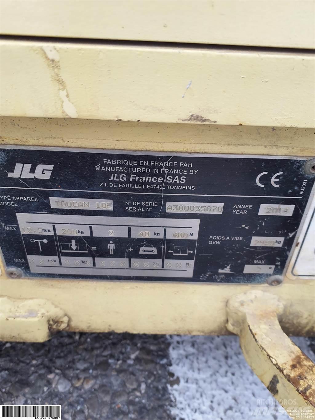JLG Toucan 10E Ascensoare verticale catarg