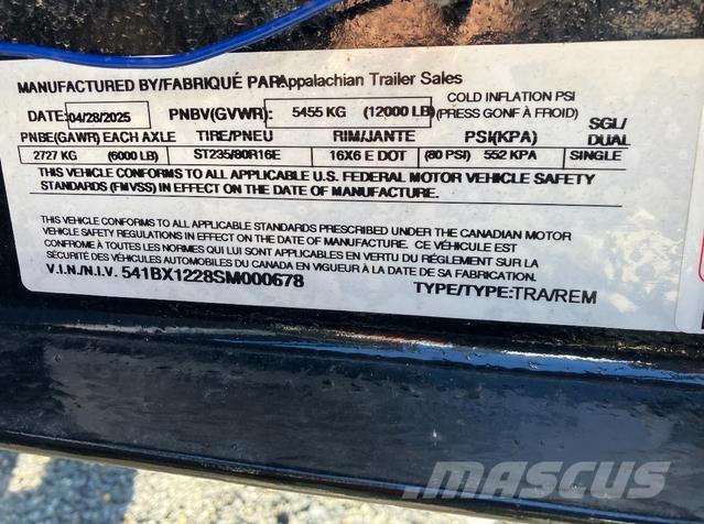  Appalachian Autobasculante remorci