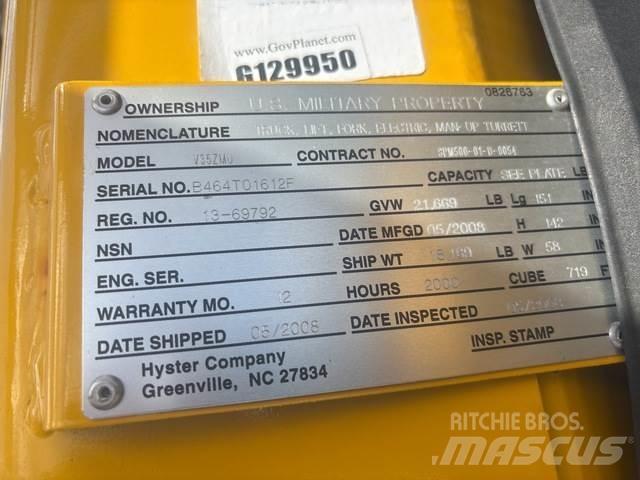 Hyster V35ZMU Utilaje speciale de ridicare si agatare
