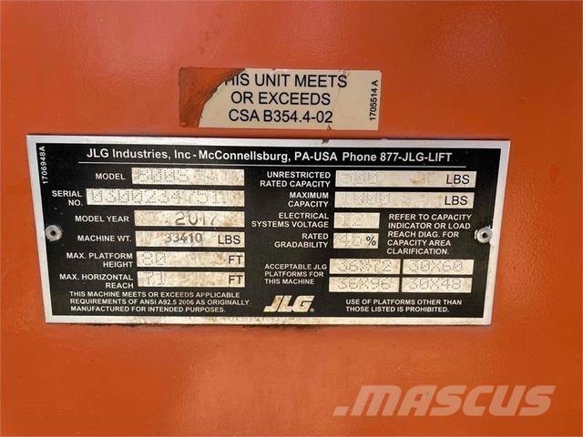 JLG 800S Nacele cu brat telescopic