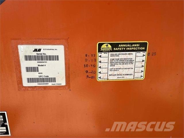 JLG 800S Nacele cu brat telescopic