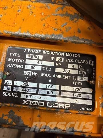  Kito Corp Dispozitive de ridicare / lifturi pentru diferite materiale