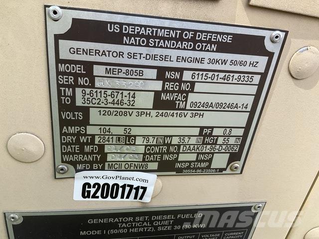  MCII MEP-805B Generatoare Diesel