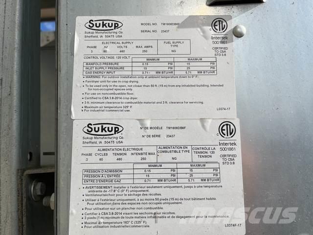 Sukup TM1606 Uscatoare pentru cereale