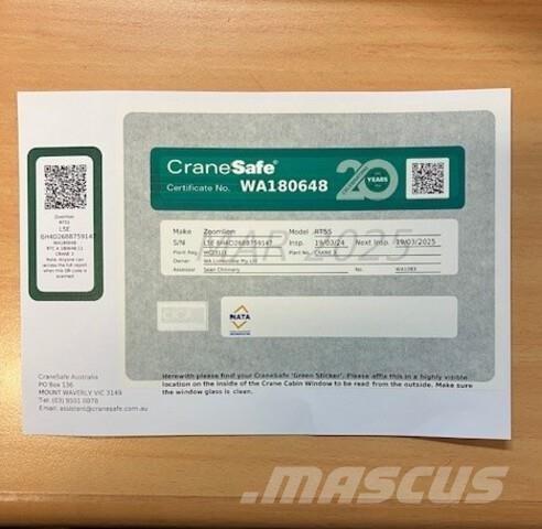 Zoomlion RT55 Macara teren accidentat