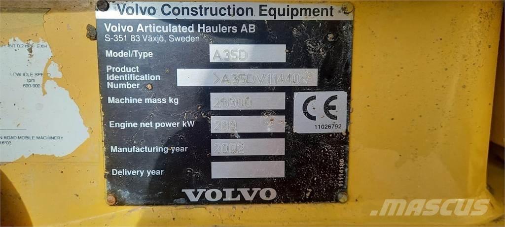 Volvo A35D Transportoare articulate