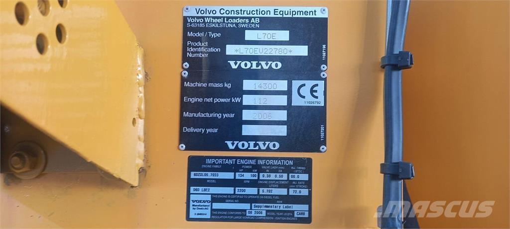 Volvo L70E Incarcator pe pneuri