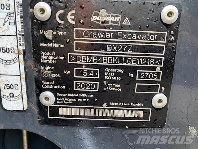 Doosan DX27Z Utilaje construcții - Altele