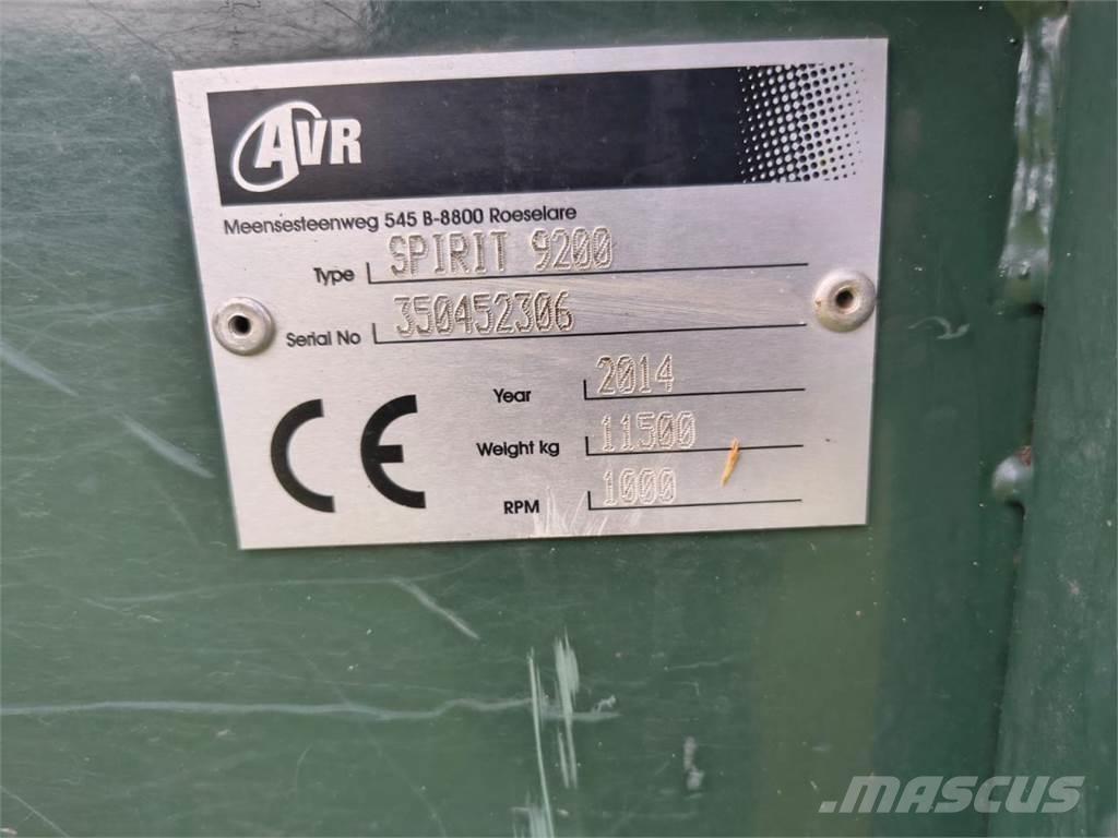 AVR SPIRIT 9200 Recoltatoare de cartofi