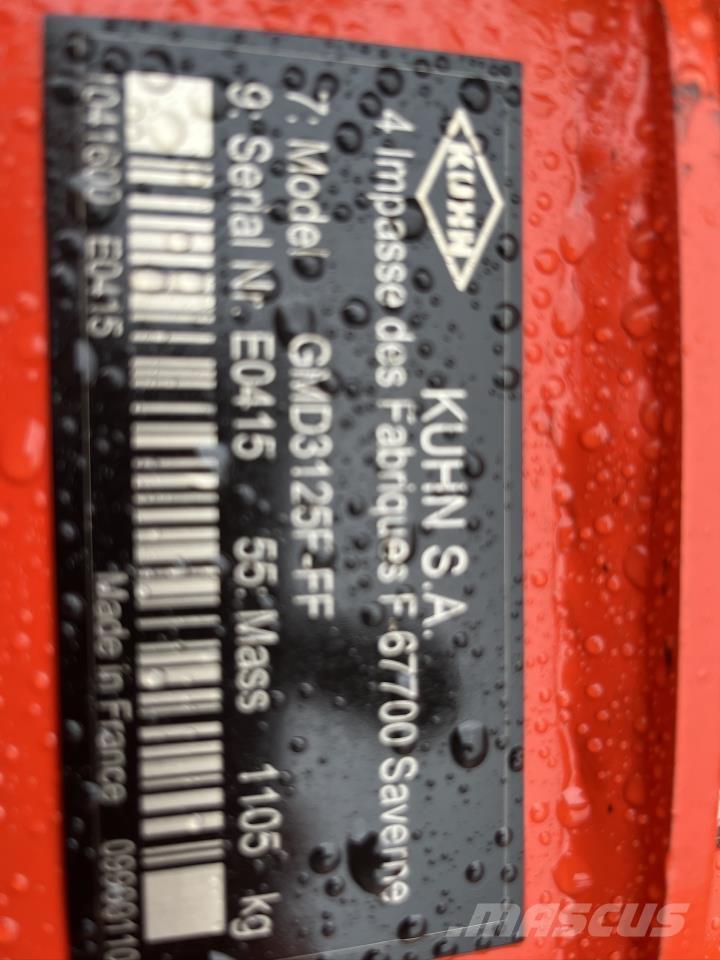 Kuhn GMD 3125 F Utilaj de răvăşit fân