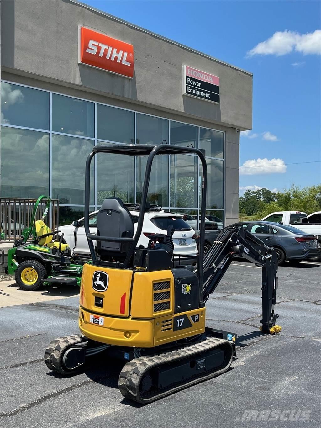 John Deere 17 P Mini excavatoare < 7t