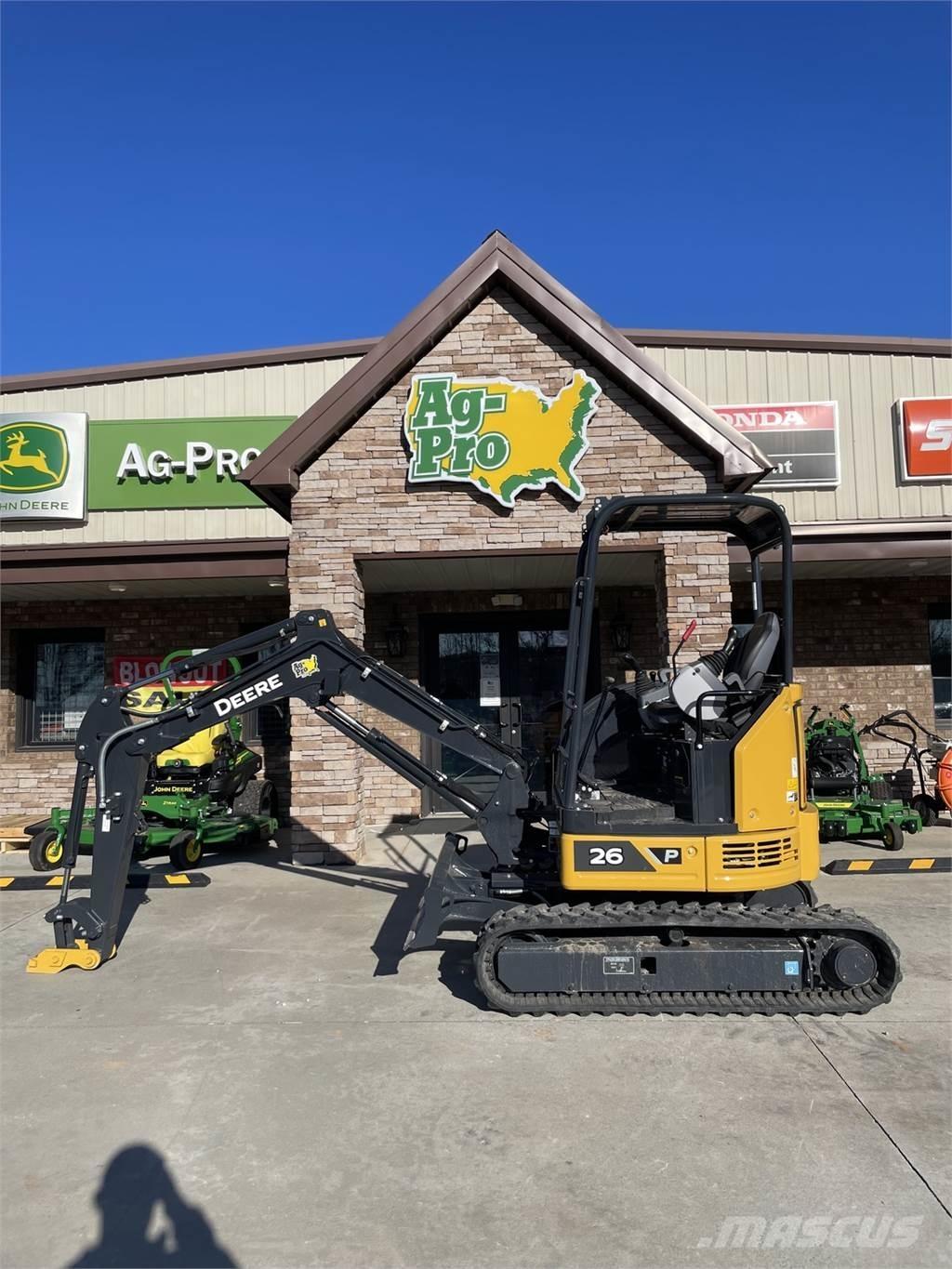John Deere 26 P Mini excavatoare < 7t