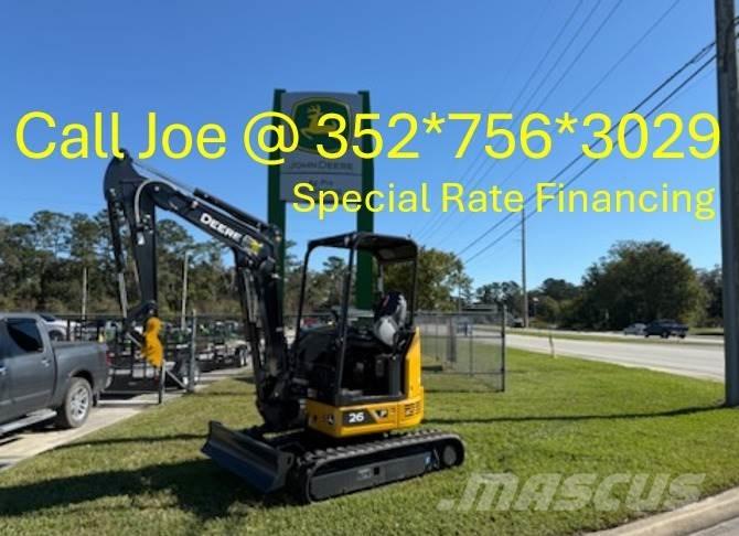John Deere 26 P Mini excavatoare < 7t