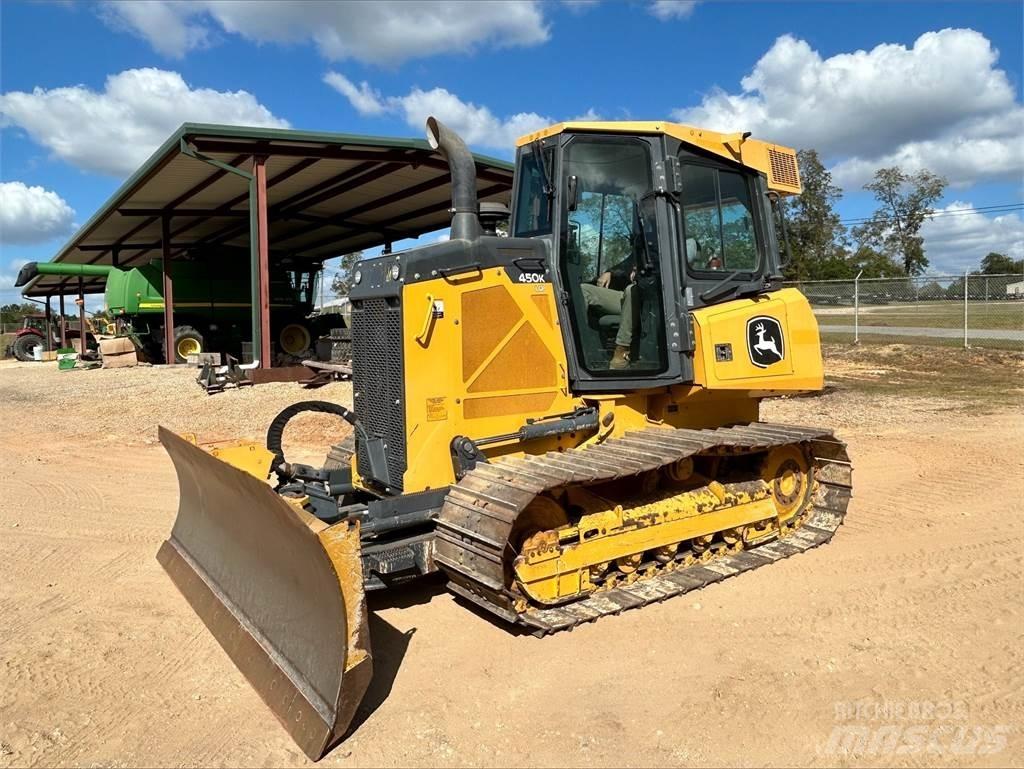 John Deere 450K Buldozere pe senile