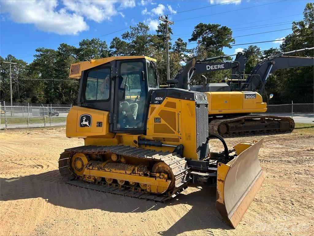John Deere 450K Buldozere pe senile
