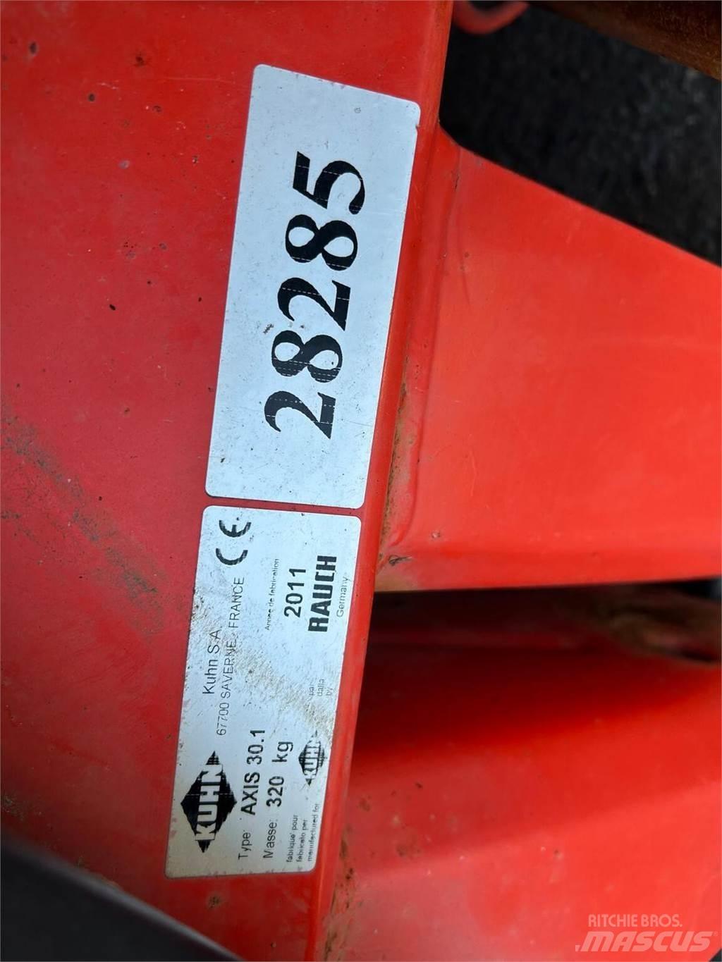 Kuhn Axis 30.1 Împrastierea mineralelor