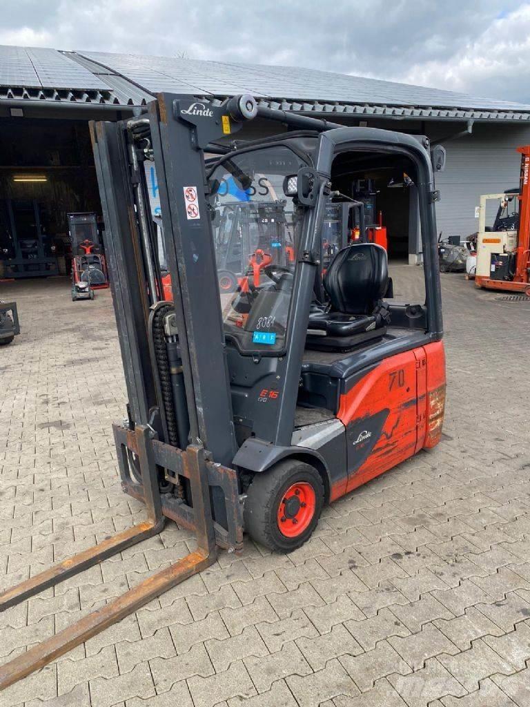 Linde E 16-02 Stivuitor electric