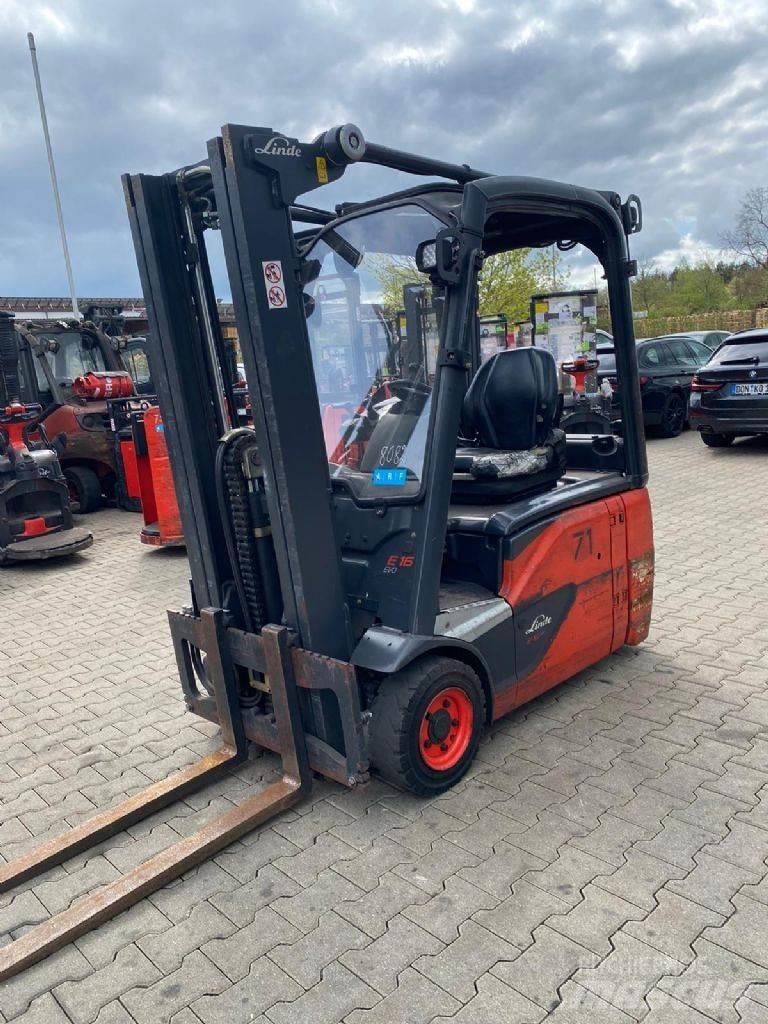 Linde E 16-02 Stivuitor electric