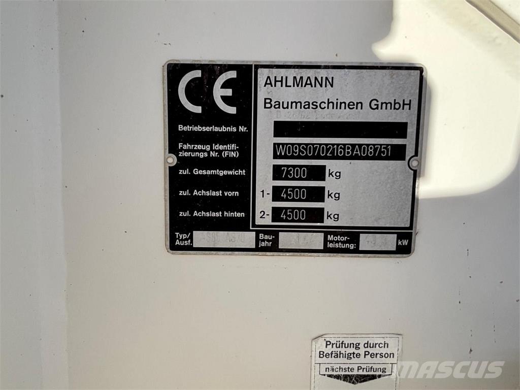 Ahlmann AS 70 Incarcator pe pneuri