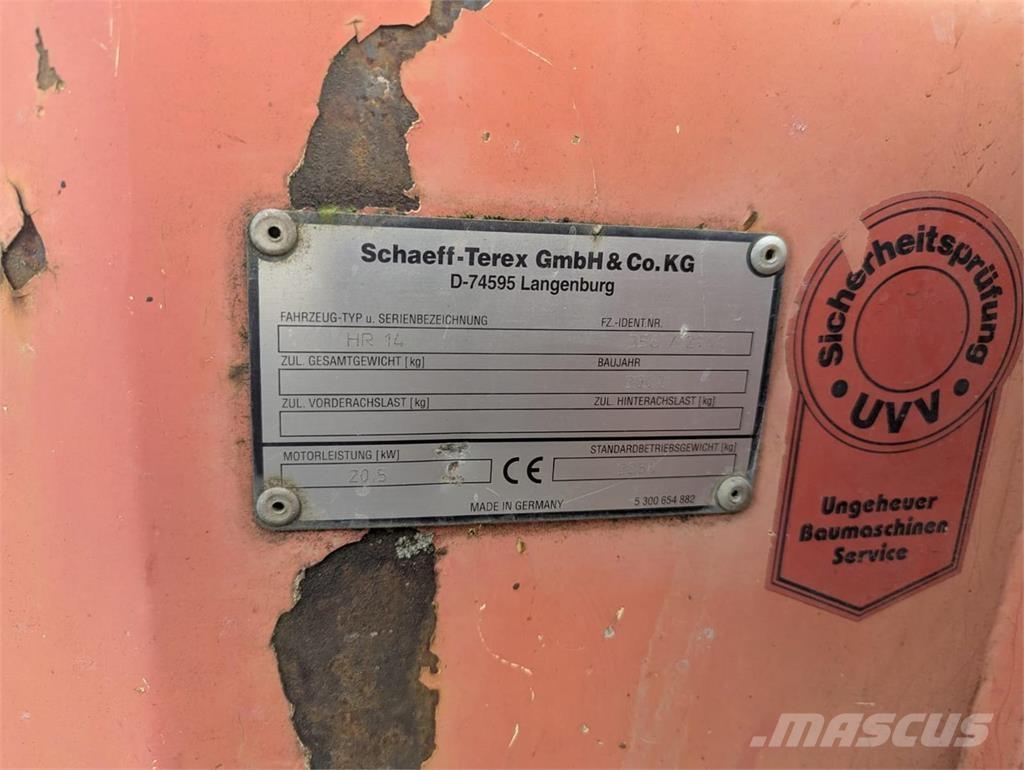 Terex HR 14 Mini excavatoare < 7t