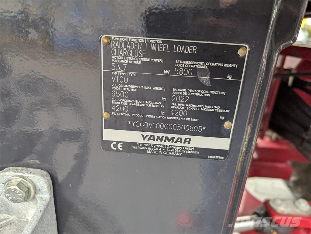Yanmar V100 Incarcator pe pneuri