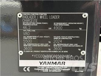 Yanmar V80 Incarcator pe pneuri