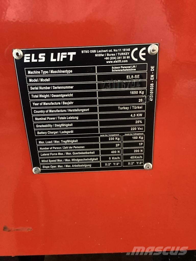 ELS LIFT EL8-SE Platforme foarfeca