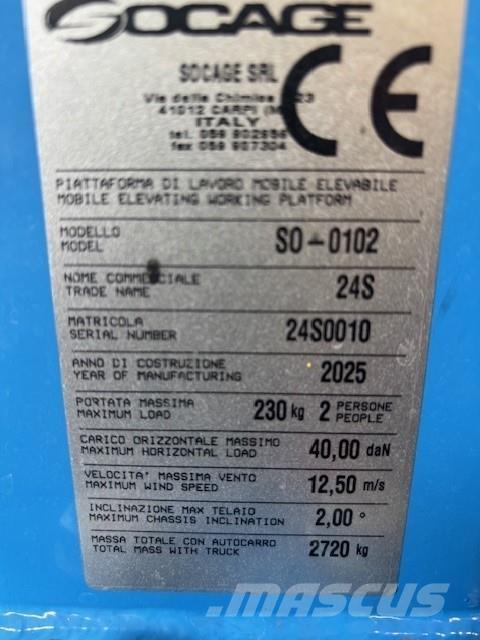 Socage 24S Alte ascensoare si platforme