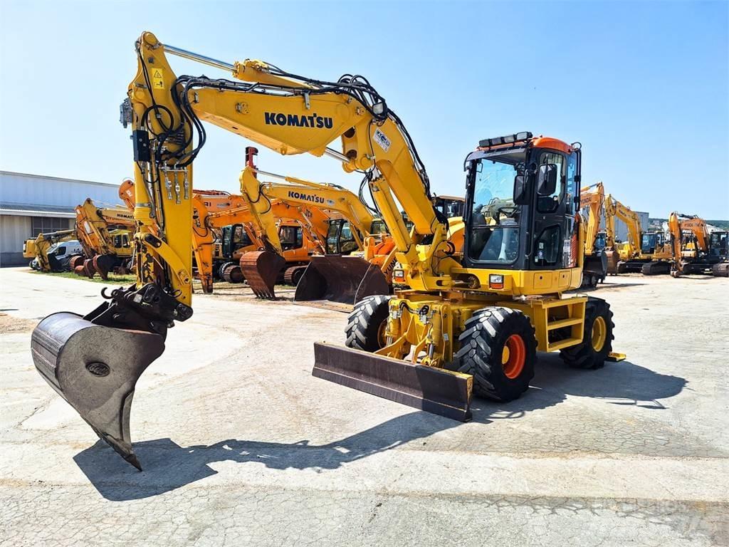 Komatsu PW118MR-8 Excavatoare cu roti