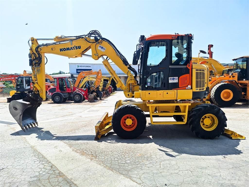 Komatsu PW118MR-8 Excavatoare cu roti