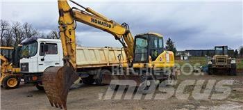 Komatsu PW160-7EO Excavatoare cu roti