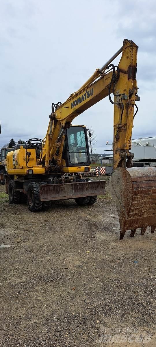 Komatsu PW160-7EO Excavatoare cu roti