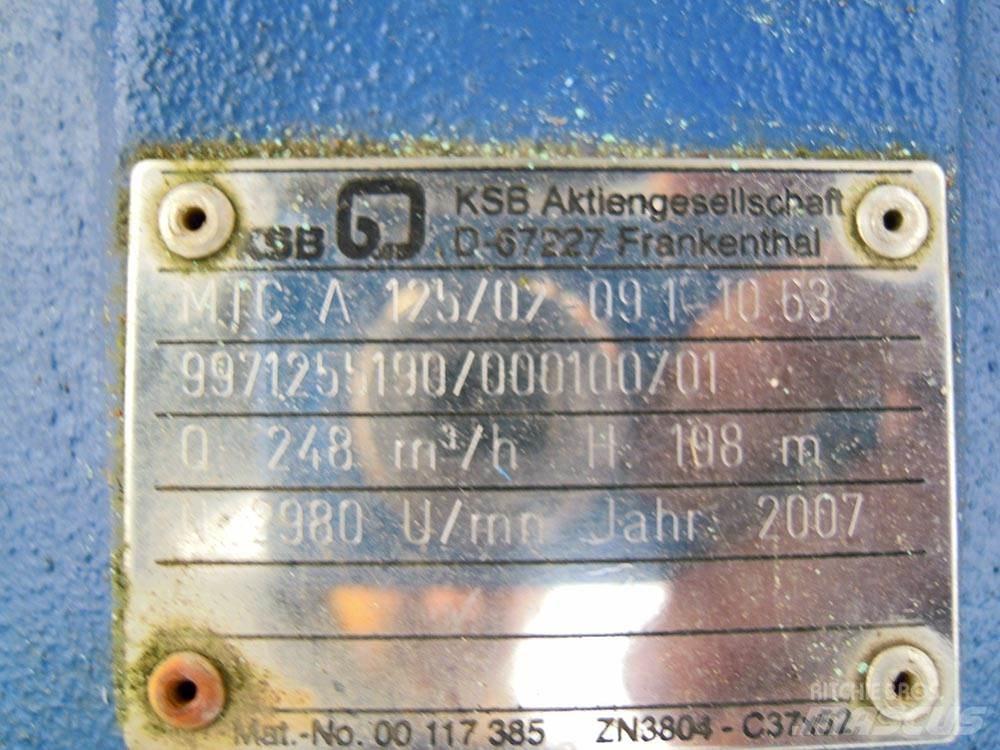 KSB MTC 125/02 Pompa de apa