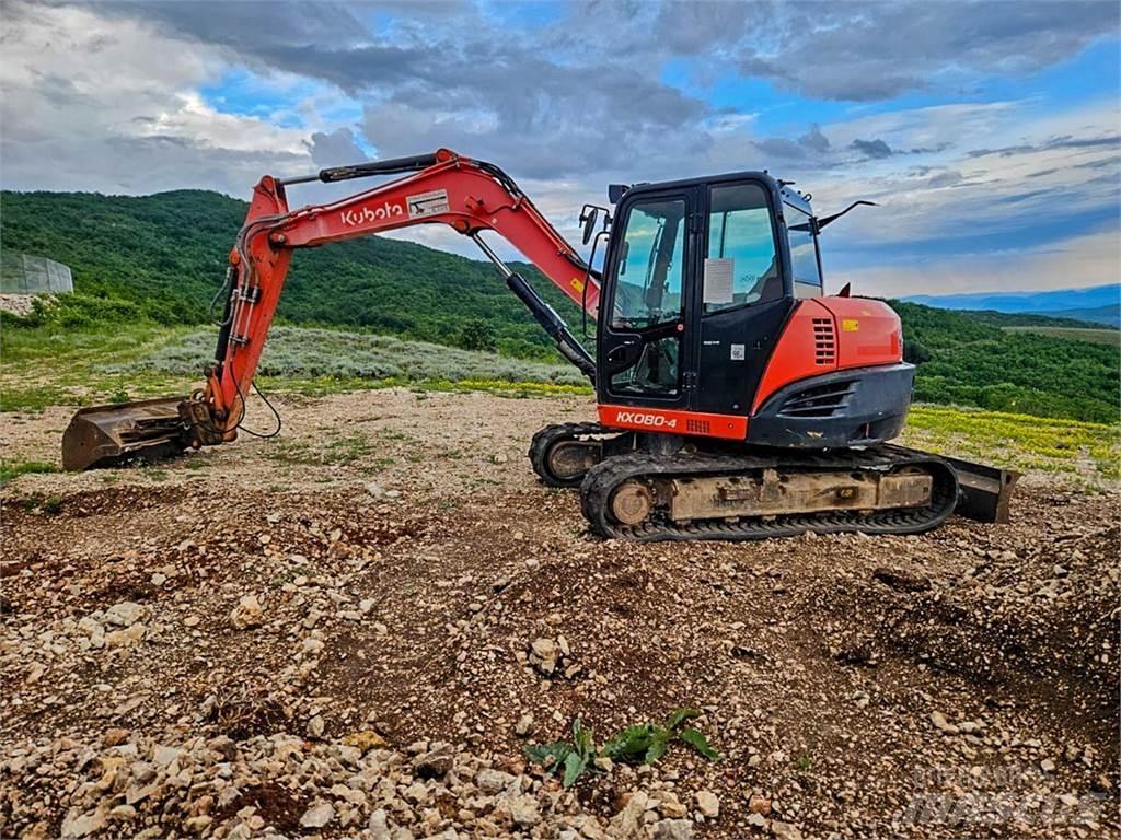 Kubota KX080-4 Mini excavatoare < 7t