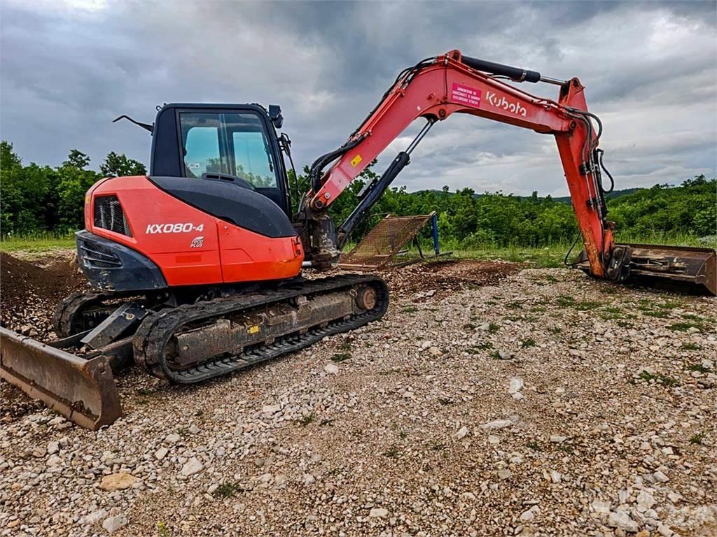 Kubota KX080-4 Mini excavatoare < 7t