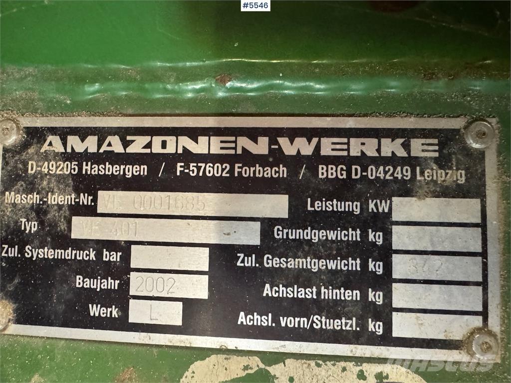 Amazone VE 401 Perforatoare