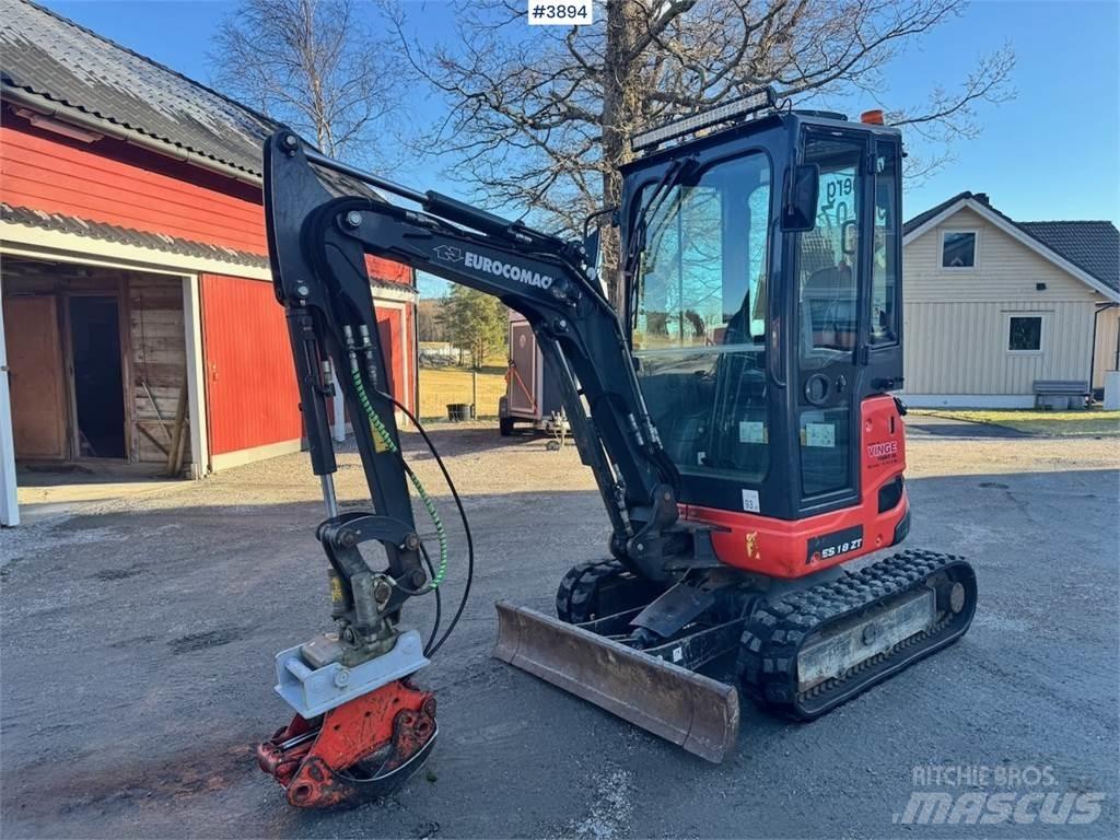 Euromach ES18ZT Excavatoare pe șenile
