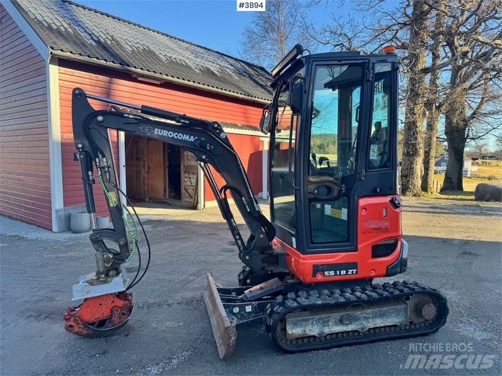 Euromach ES18ZT Excavatoare pe șenile
