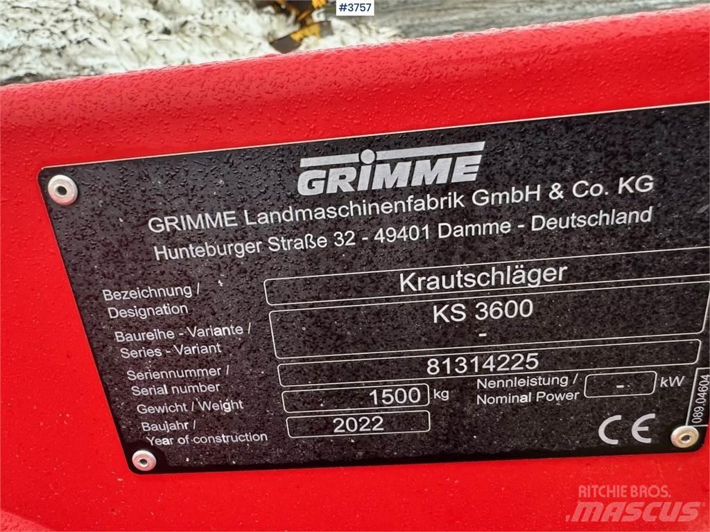 Grimme KS3600 Alte componente