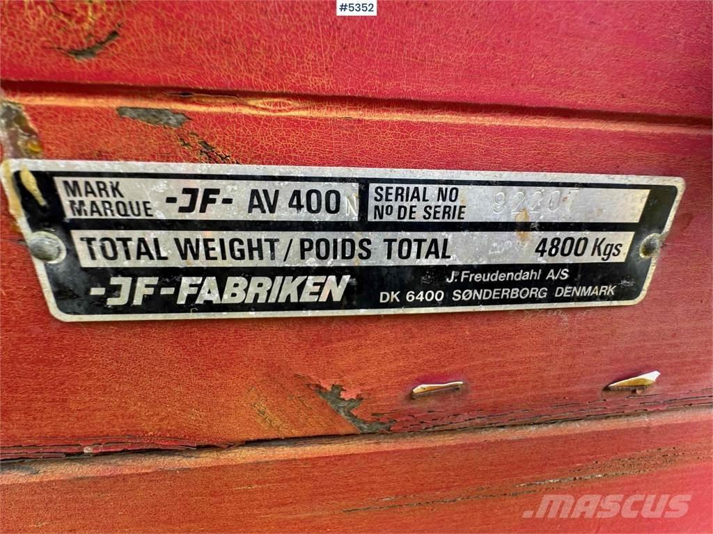 JF AV400N Alte echipamente pentru recoltat