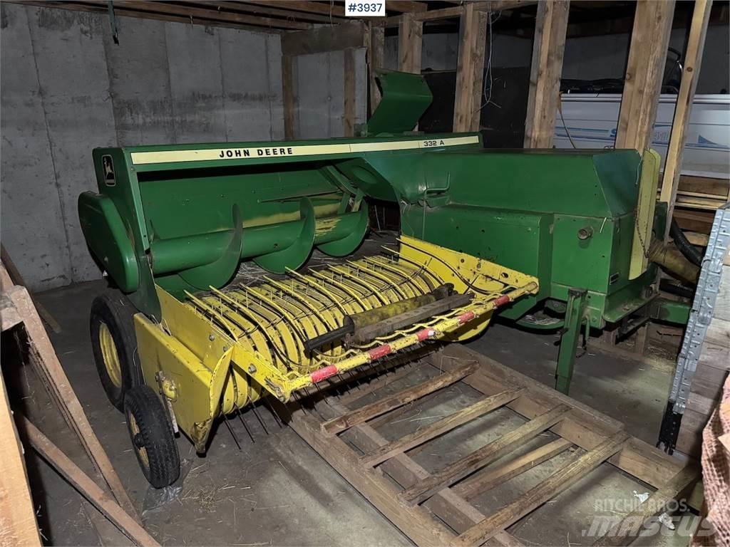 John Deere 332 A Alte echipamente pentru recoltat